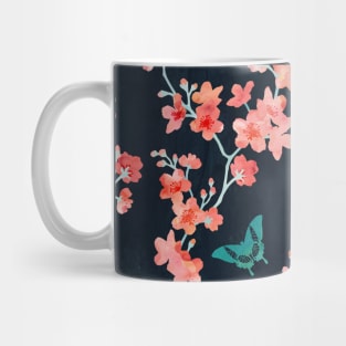 Sakura butterflies bold Mug